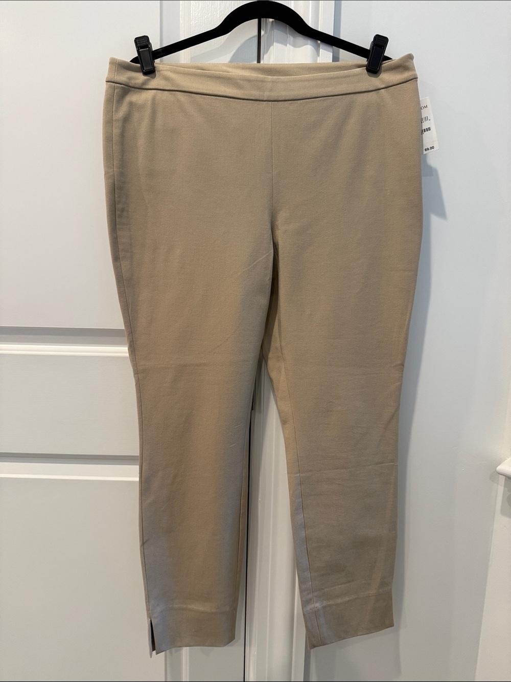 Tan Women's Stretch Ankle Pants Size 12 NWT